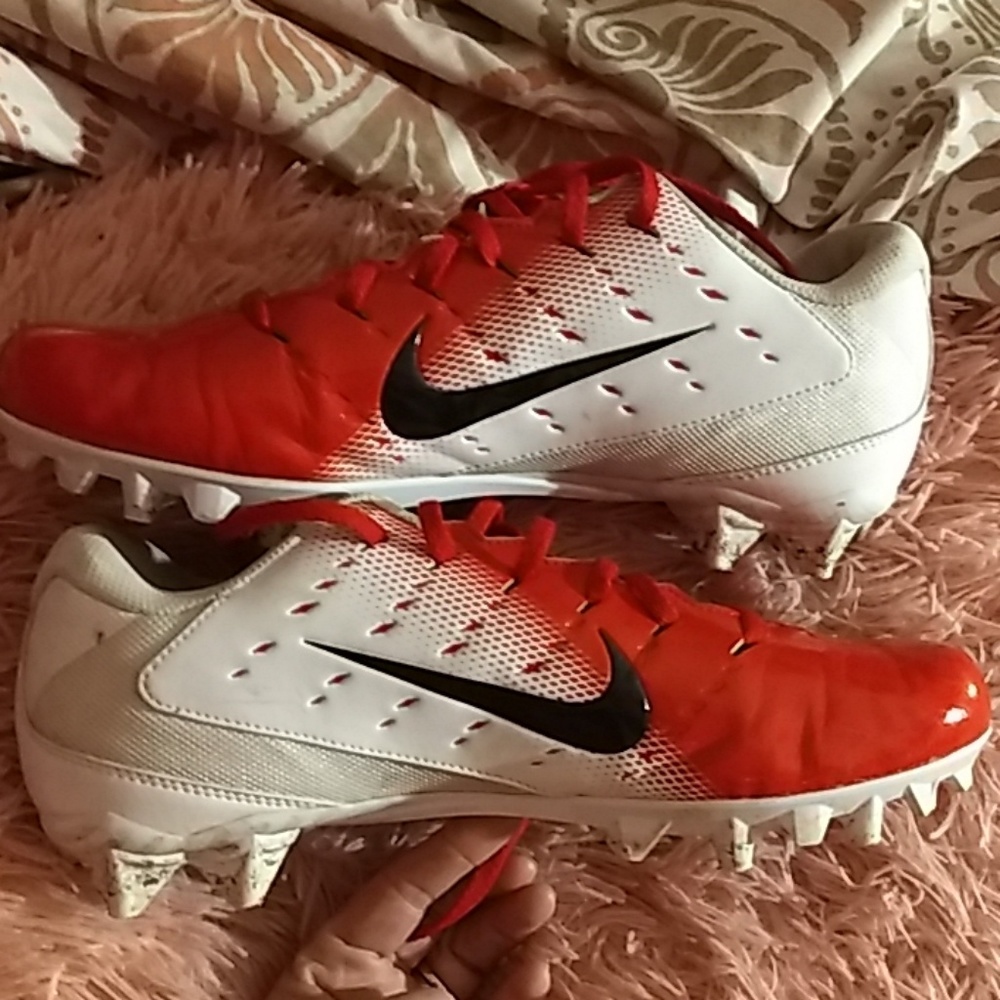Foot ball cleats war one game only!